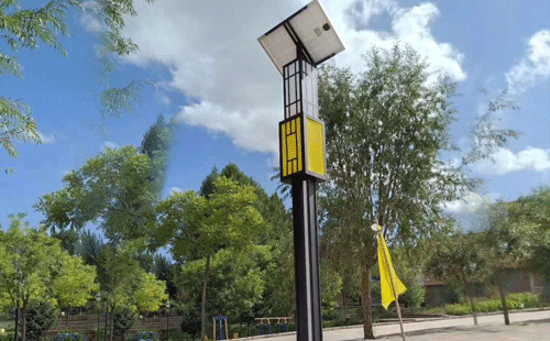 同德智慧路灯安装